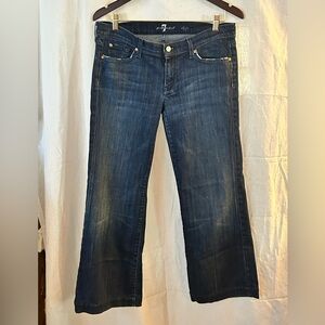 Women’s 7 for all mankind wide leg jeans